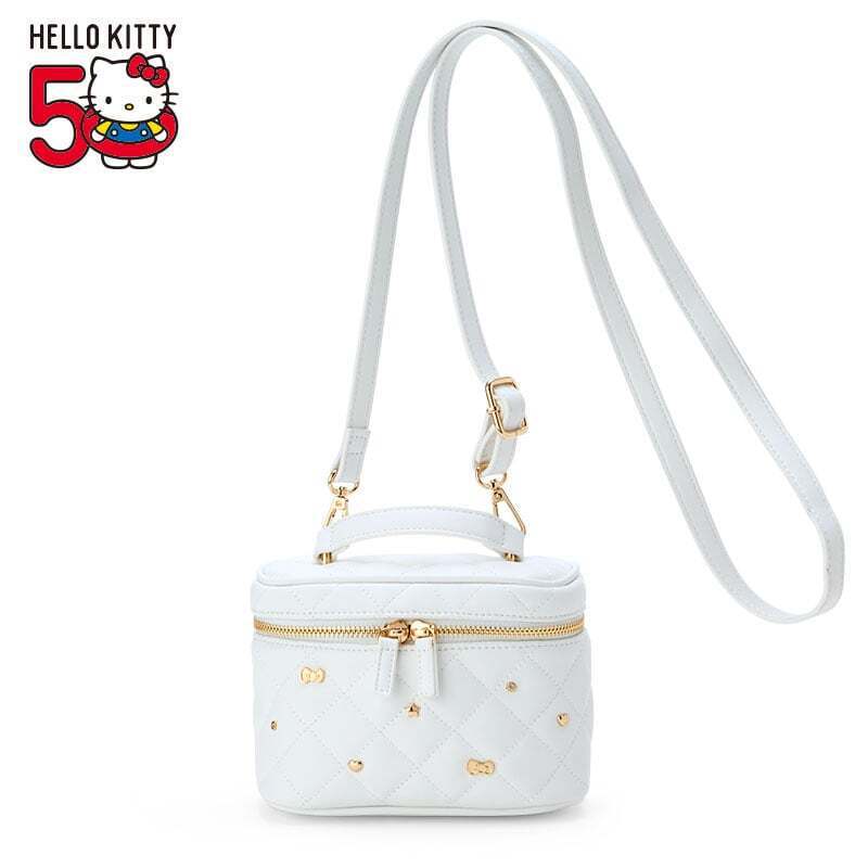 Factory Direct Supply New White KK Cat 50th Anniversary Style Handbag Bucket Bag Satchel Spot Supply