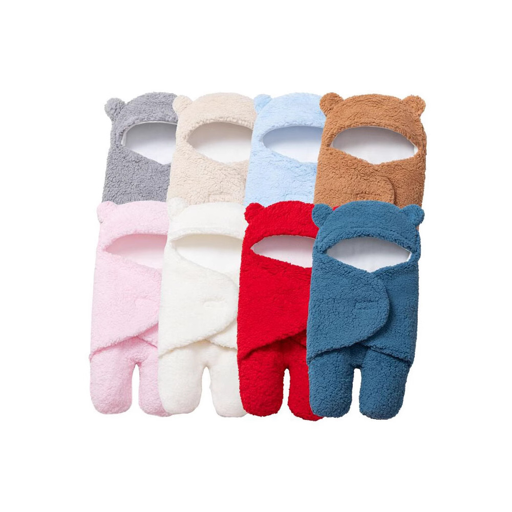 etsy baby quilt autumn and winter thickened lamb plush sleeping bag newborn baby bag kick quilt swaddling