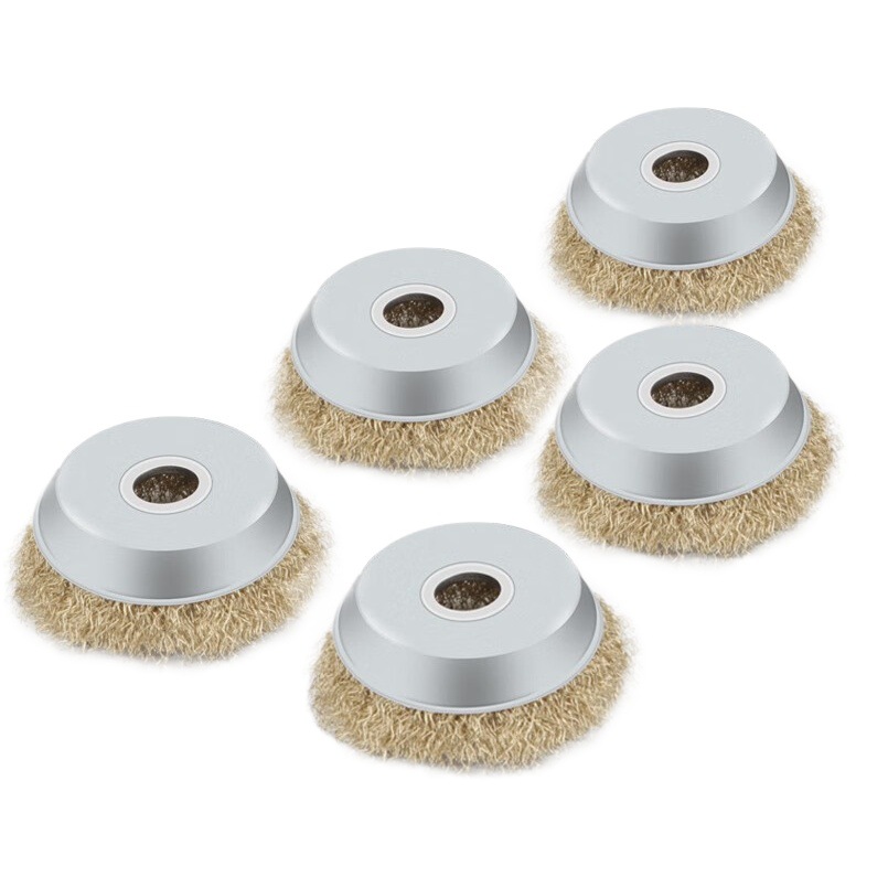 Cepillo de alambre tipo tazón Caffwell Cepillo de alambre de acero Cepillo de eliminación de óxido Cepillo de limpieza de múltiples especificaciones Cepillo de eliminación de pintura Desbarbado