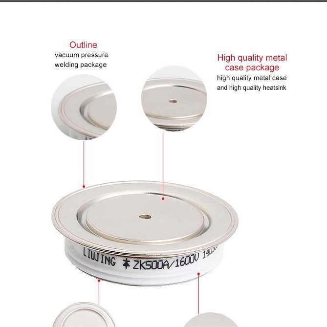 柳晶焊接设备用平板型快速二极管 ZK500A1600V 快速整流管500A