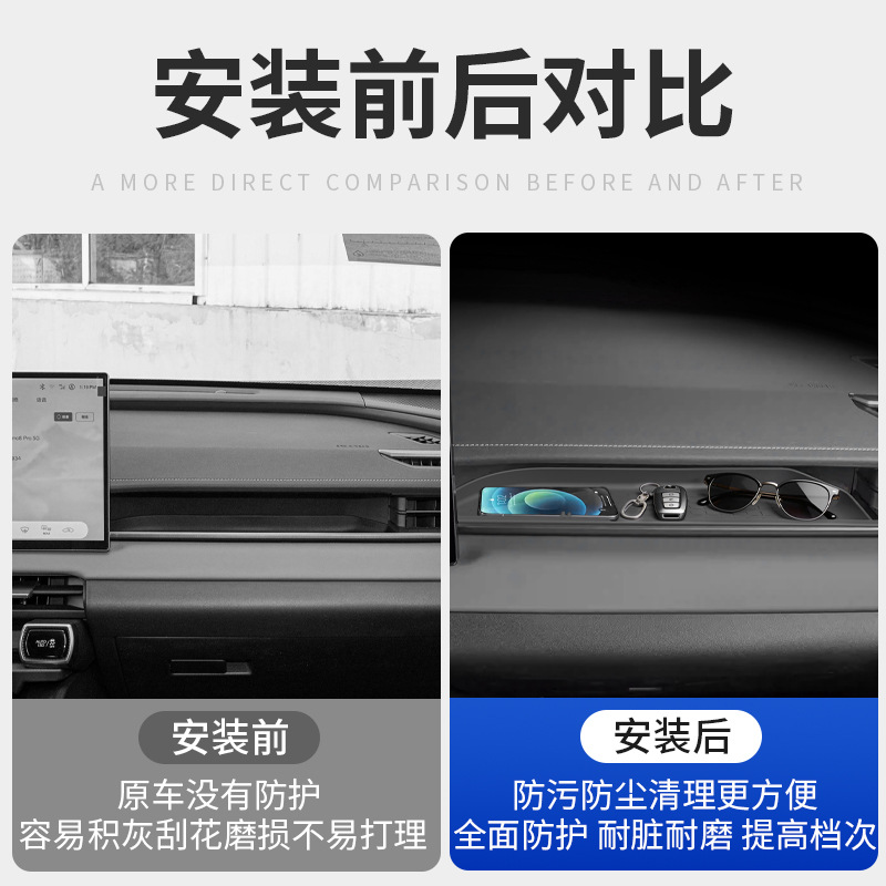 Suitable for 26 Models of Toyota Rav4/Weilanda, Silicone Protective Mat for the Passenger Seat, Car Modification Interior Accessories