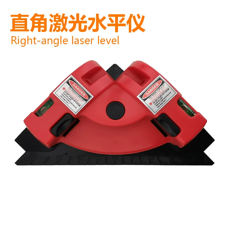 Инфракрасный уровень Сильный свет Высокая точность инфракрасный зеленый внешний провод 90 градусов угловой наклейки плитки Прямой угол лазерный заземка