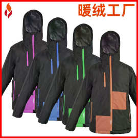 智能电热冲锋衣加热衣服复合碳纤维小领发热服厂家直销冬季款定制