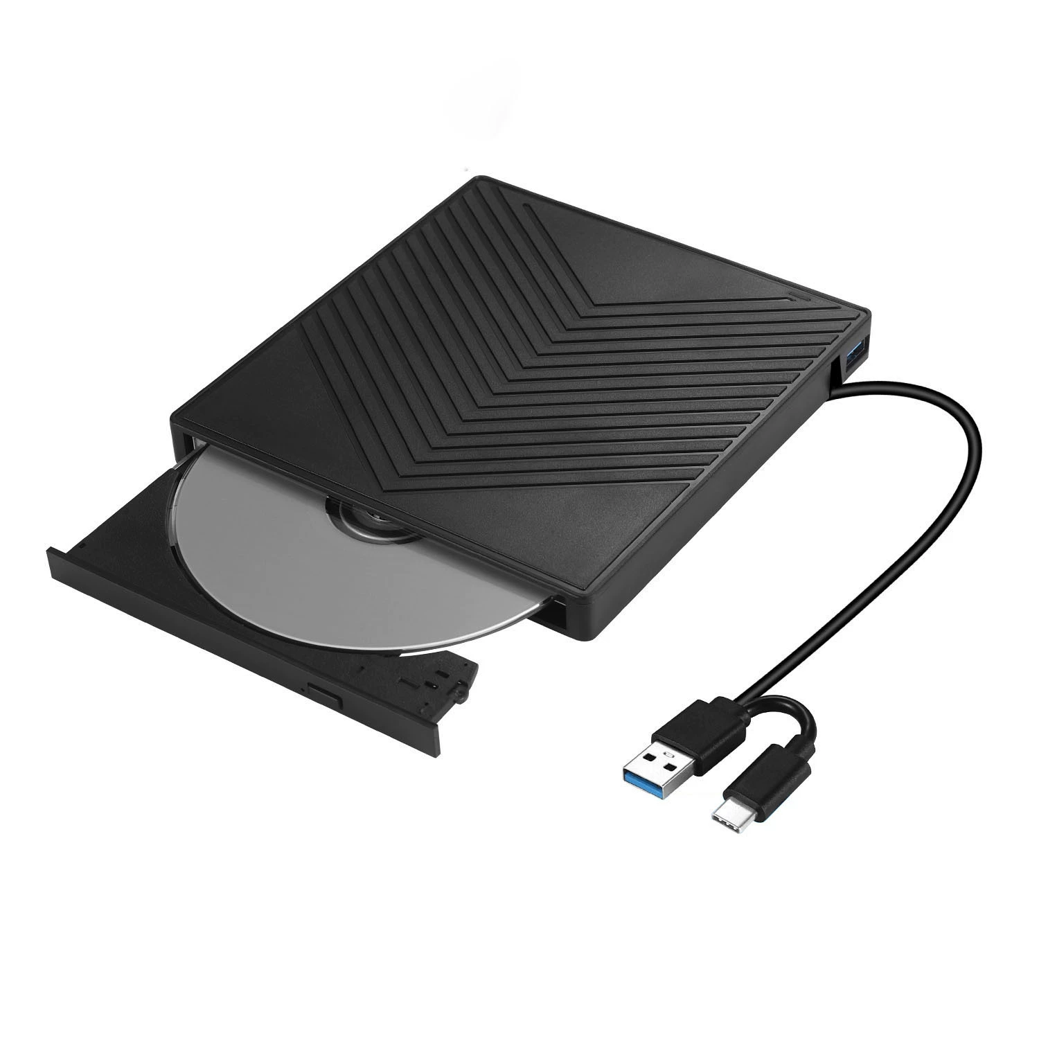 Внешний USB DVD-привод для ноутбука, универсальный оптический привод-записывающее устройство, семи-в-одном ультратонкий дисковый привод