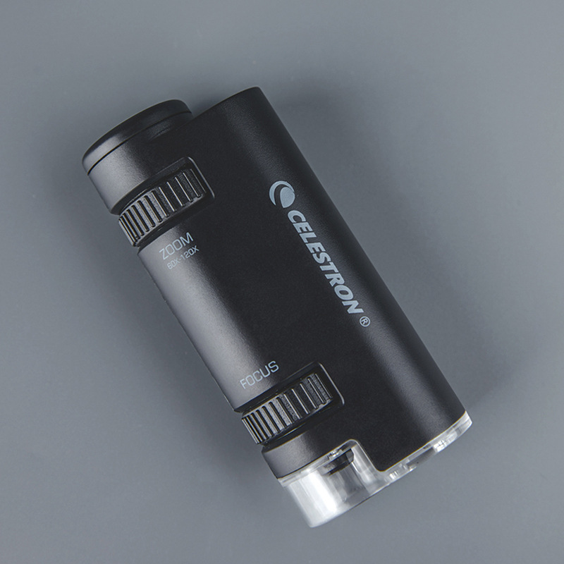 CELESTRON便携显微镜60X-120X儿童兴趣培养手持科学观察生物光学