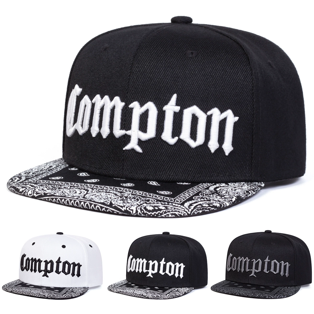 Европа и США Compton Snapback молодежная уличная танцевальная круглая шляпа для мужской модной уличной танцевальной хип-хоп женской бейсболки