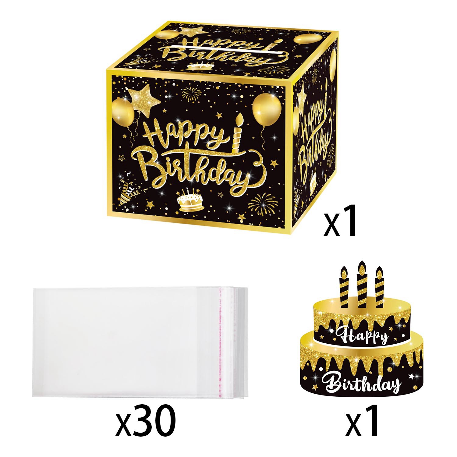 Nuevo Producto: Caja de Sorpresa para Fiestas de Cumpleaños, Caja de Regalos con Dinero, Decoración para Fiestas de Cumpleaños, Cartón para Extraer Dinero en Fiestas de Cumpleaños