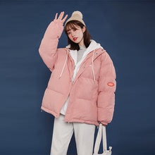 冬季两件套棉衣服女新款宽松ins加厚棉袄韩版学生面包服外套外贸