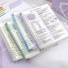 PVC软壳活页本b5笔记本本子跨境高颜值可拆卸外壳a5手账本日记本