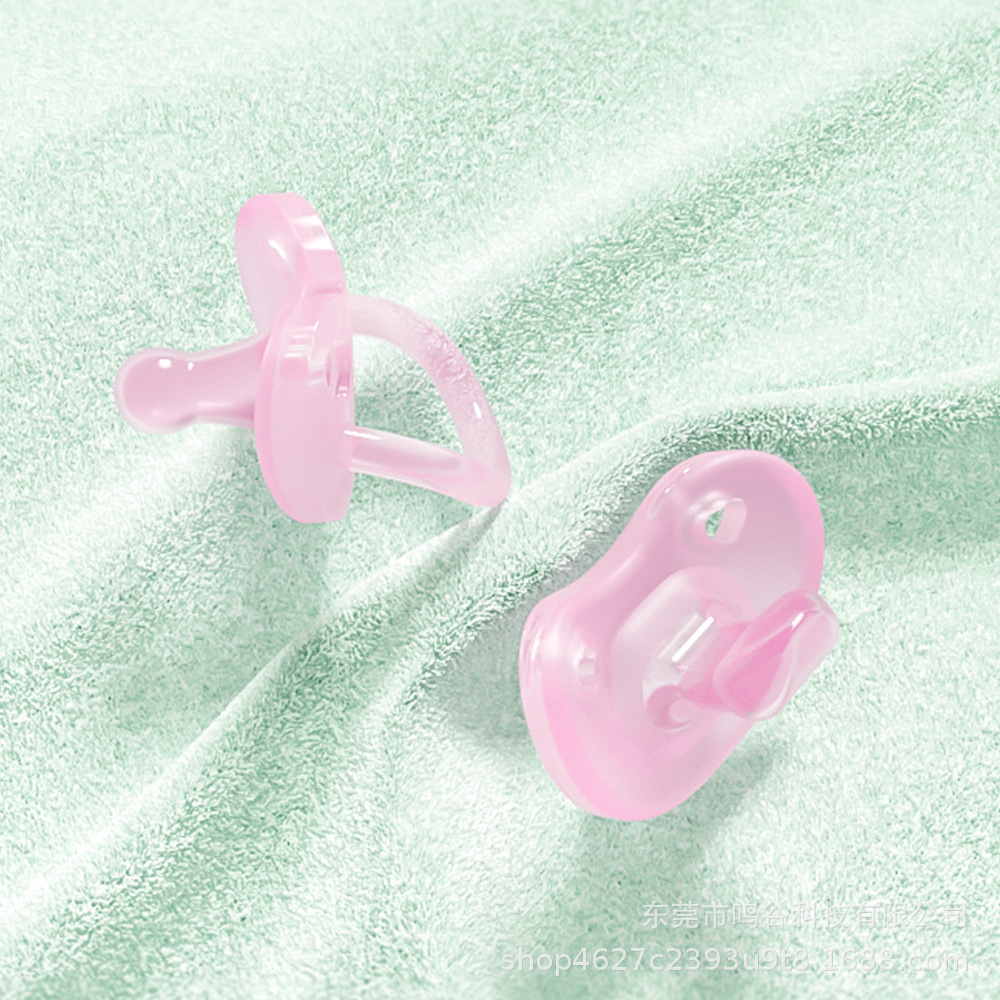 Source Manufacturer Liquid Full Silicone Infant Pacifier Newborn Teething Toy Wholesale Food Grade Cross-Border Hot Sale