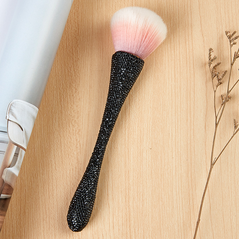 Diamantes transfronterizos, cintura pequeña, cepillo de red, rubor, cepillo de polvo suelto, base de uñas, número de polvo, cepillo de maquillaje al por mayor