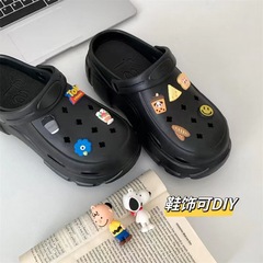 洞靴アクセサリー創意小香風靴バックル漫画3d立体ダイヤモンド靴チェーンdiy部品は取り外し可能です。