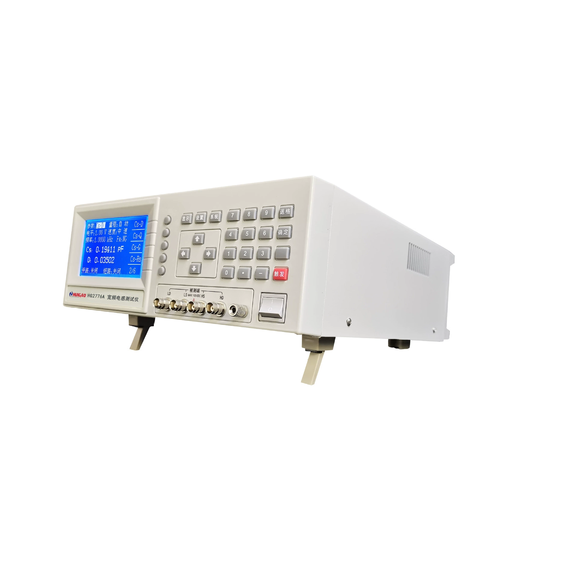 Huigao HG2776A Высокоточный широкополосный тестер индуктивности параметр измерительный прибор питания магазин