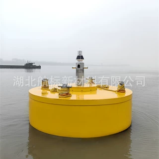 航道设施浮标浮船超高分子量聚乙烯钢制浮标一体化航标灯助航警示
