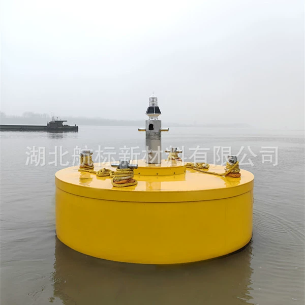 Плавучий буй для каналов, лодка, стальной буй из полиэтилена сверхвысокого молекулярного веса, интегрированный навигационный маяк, световой навигационный предупреждающий маяк