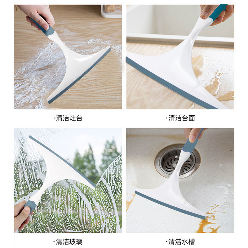 Limpieza de vidrio cepillo de baño Ventana de limpiaparabrisas raspador de vidrio artefacto al por mayor raspador tira de silicona