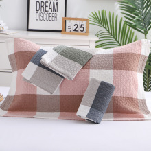 纱布枕巾纯棉一对装情侣欧式成人儿童家用加厚四季枕头巾