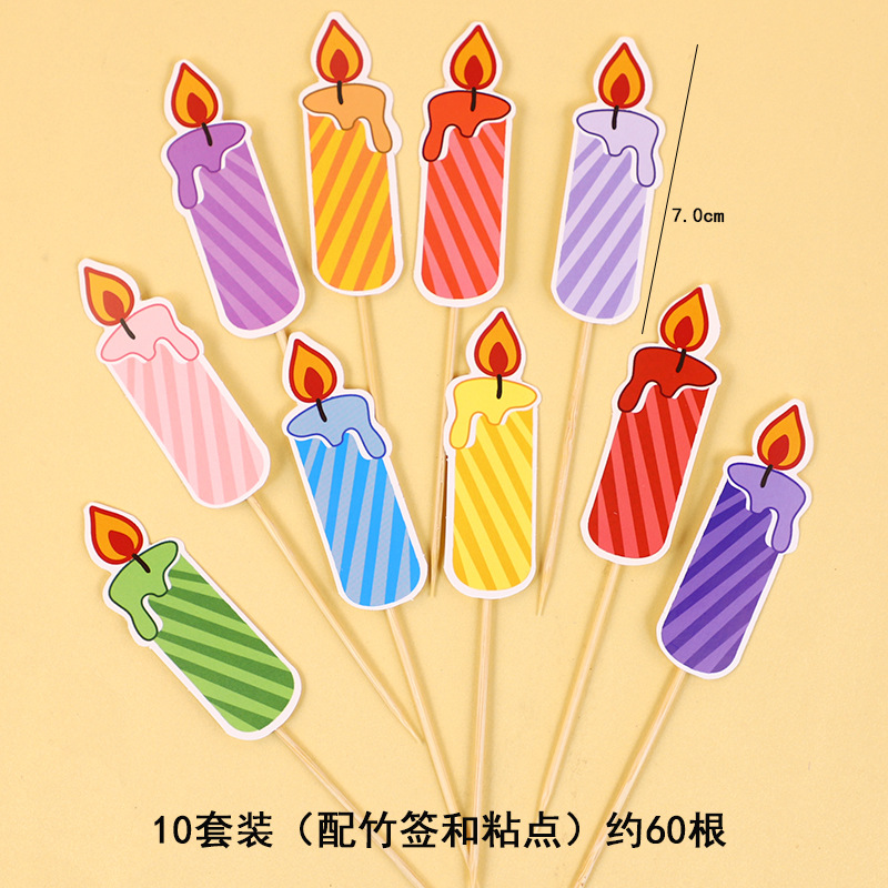 Celebritad en línea ins amor osos decoración de pastel de bandera dibujos animados HBD niños feliz cumpleaños postre vestido plugin
