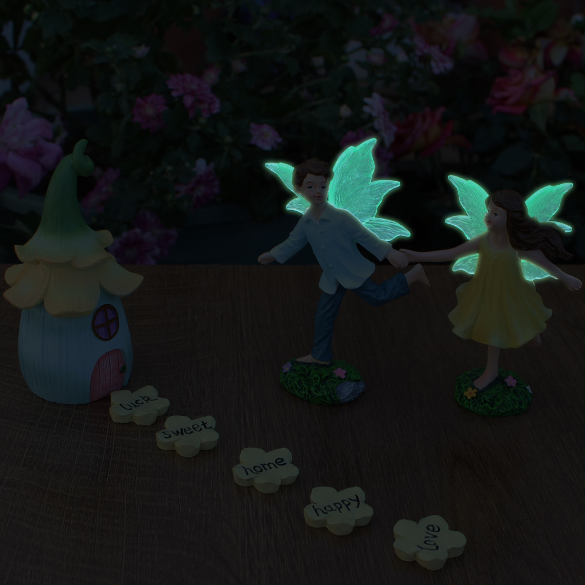  fun running men's and women's flower fairy pastoral retro mini flower fairy micro landscape small ornaments flower pot decoration now