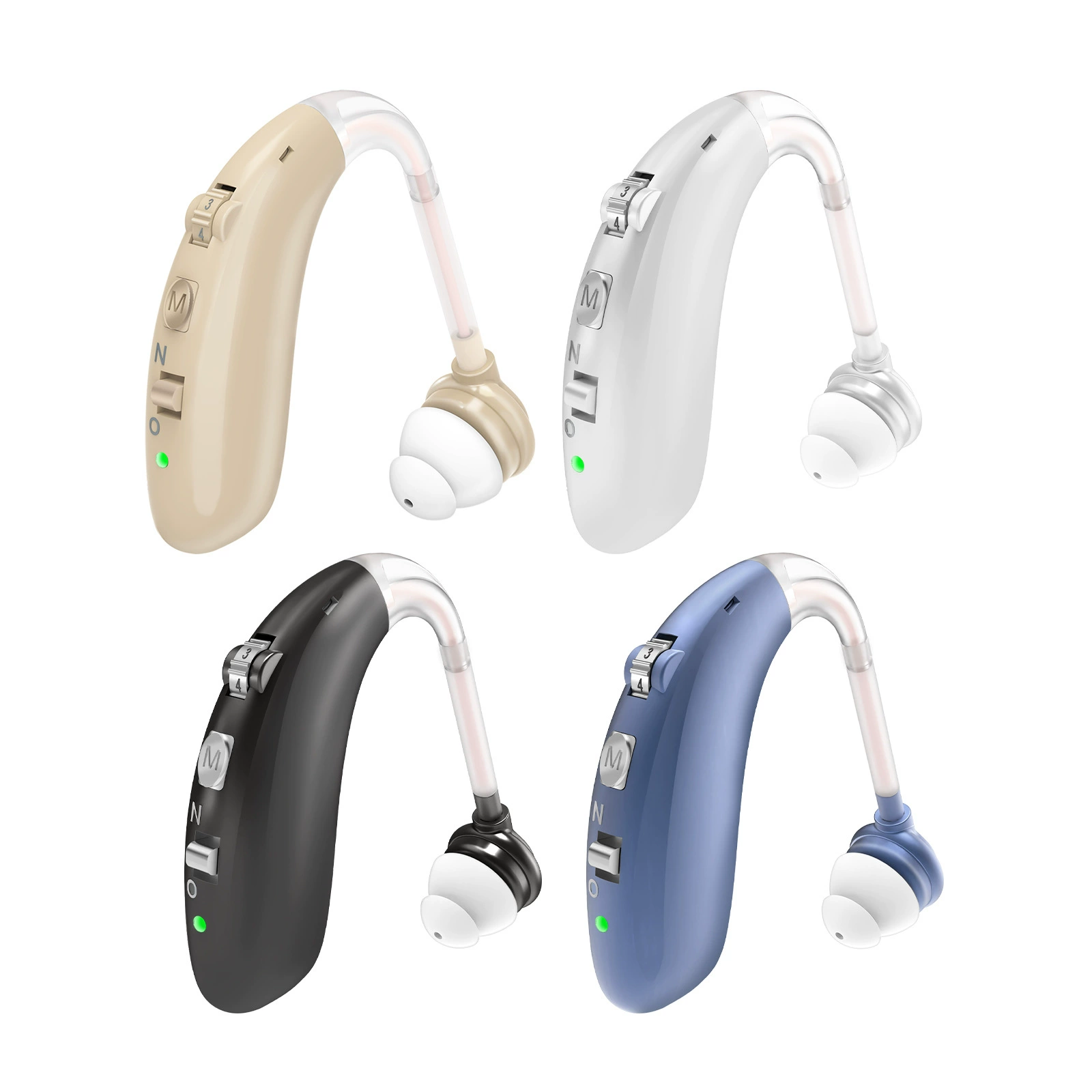 Трансграничный слуховой аппарат, перезаряжаемый за ухом, удобная ручка шумоподавления, уровень 6, объем, оптовая продажа, слуховые аппараты