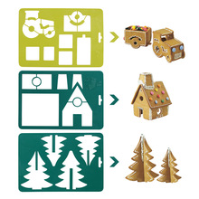 姜饼屋卡车森林饼干模具家用切模手工翻糖烘焙工具