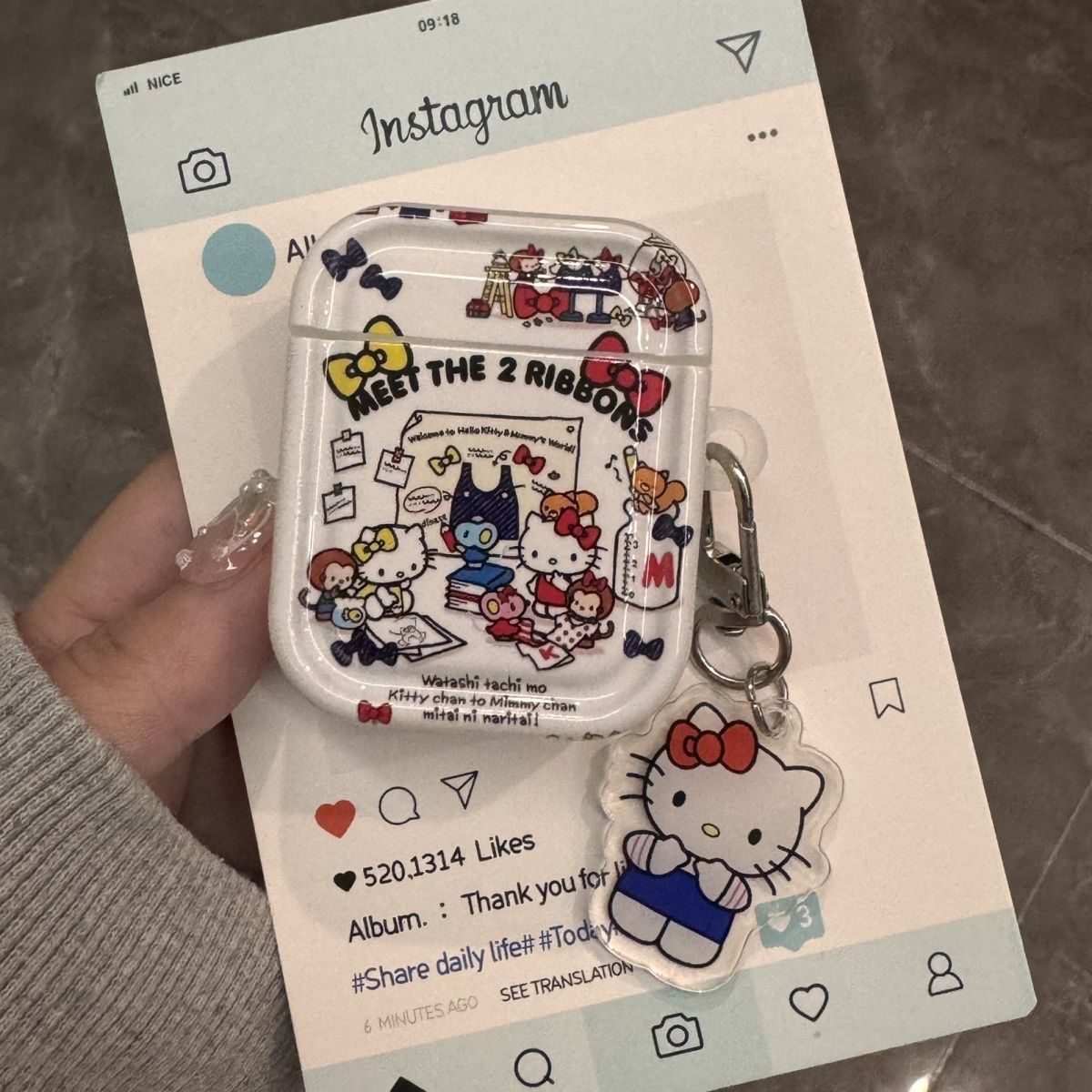 Arco de mariposa kt gato para airpods 4 generación caso de protección bluetooth airpod Pro2 Apple auriculares cubierta Huaqiang norte
