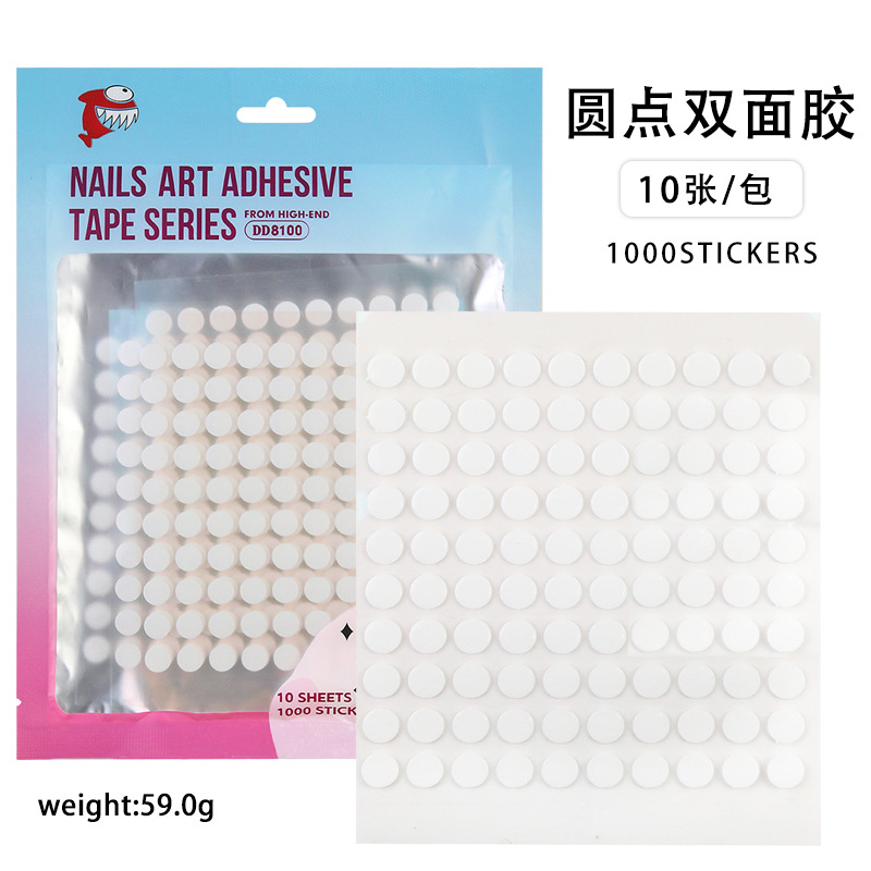 Manicure pegamento de doble cara pegamento de cristal transparente desgaste material de herramienta de uñas herramientas de manicure al por mayor