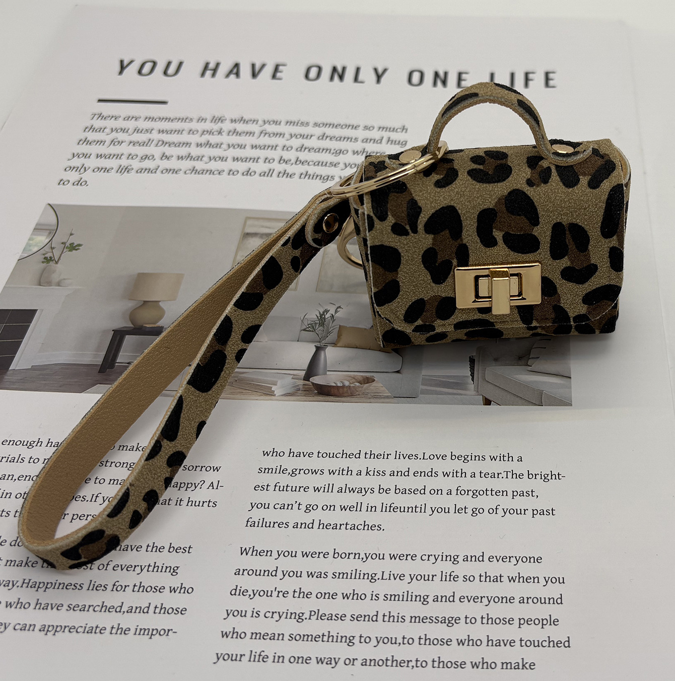 睿果皮制 无线耳机包 零钱包 方便携带钥匙包