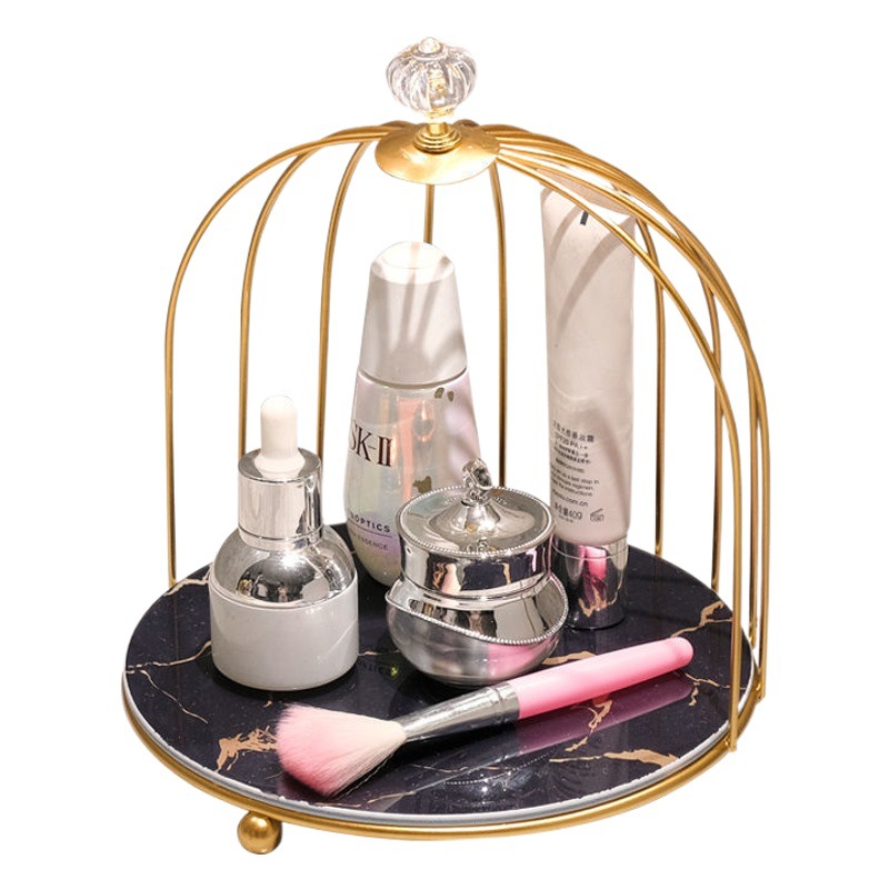 Bathroom Wash and Dresser Toilet Desktop Storage Box Cosmetic Supplies Washstand Birdcage Storage Rack Toilet