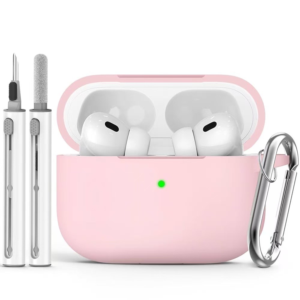 Funda Protectora de Silicona de una Pieza para Apple Airpods Pro3 2025, Color Puro, para Auriculares Bluetooth