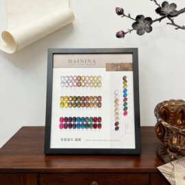 戴妮娜30色星缎漫冬猫眼甲油胶新中式氛围感玻璃珠猫眼秋冬色美甲