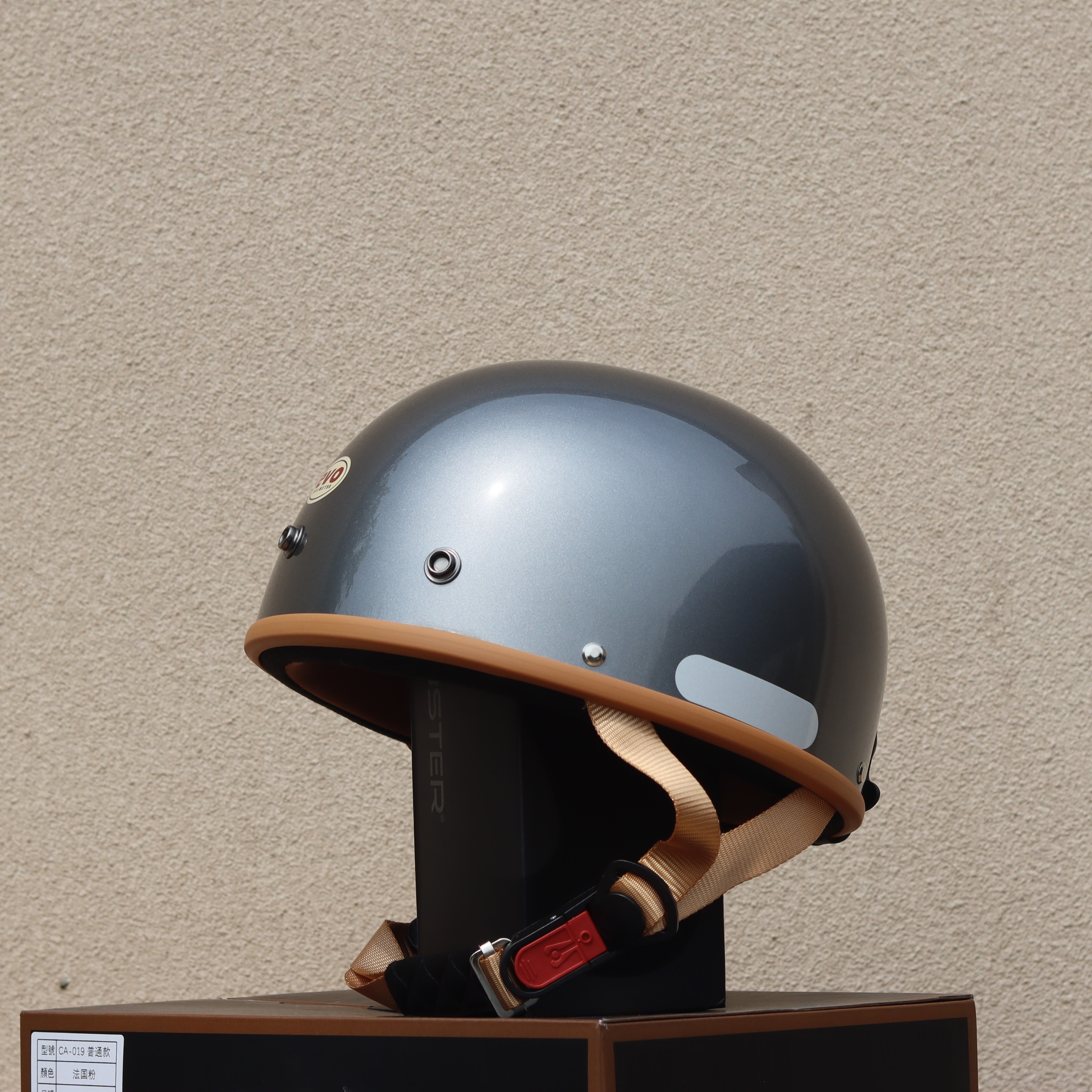 Taiwan Retro Half Helmet Motorcycle Electric Lightweight 3C Summer