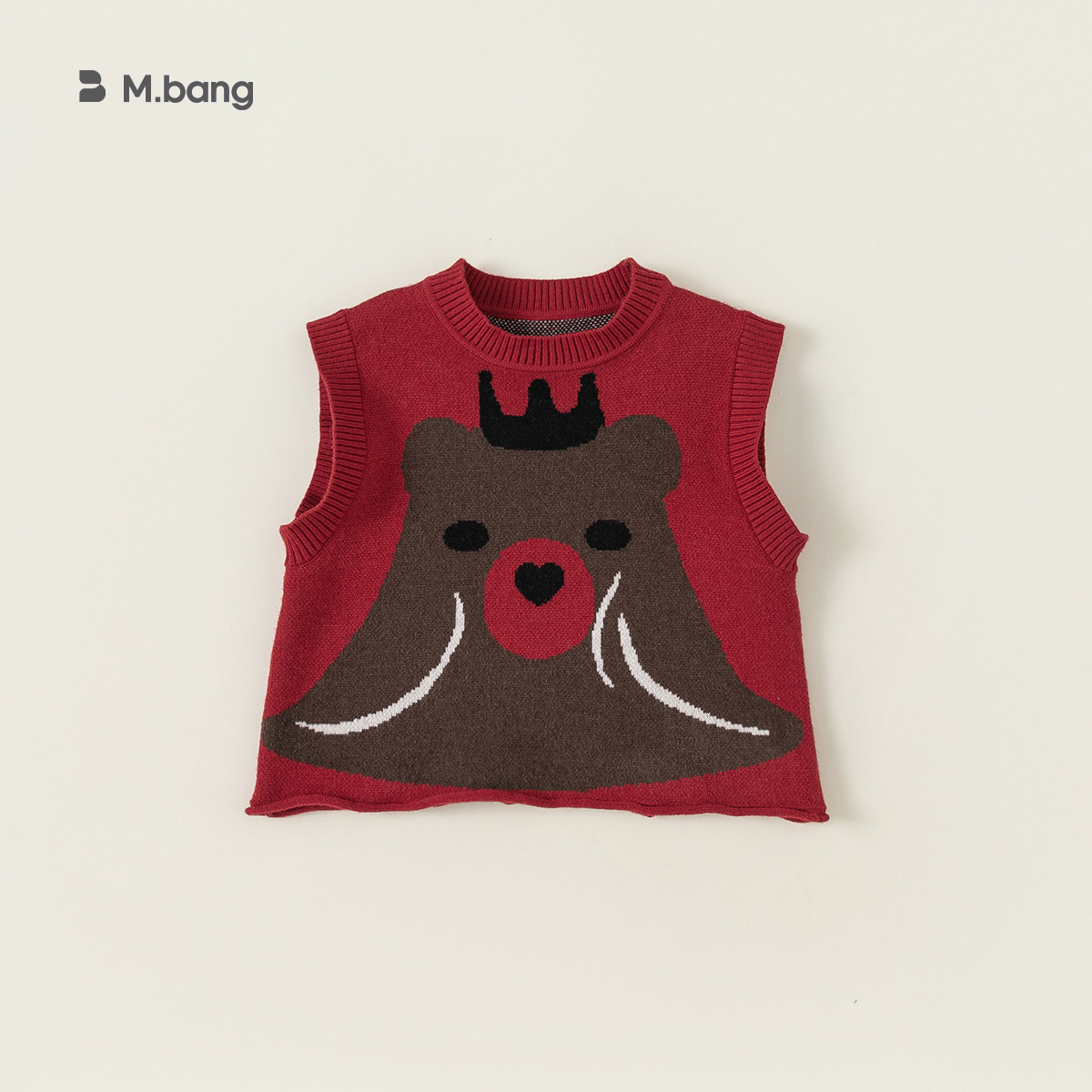 Ropa Infantil Youbao, Chaleco Infantil, Primavera y Otoño, Nuevo Producto, Chaleco de Punto con Estampado de Oso para Niñas, Estilo Coreano, Suéter Infantil