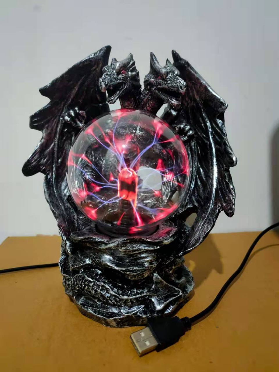 Anion Q BOLA MÁGICA electrostática detección táctil lámpara mágica relámpago resplandor bola 4568 pulgadas Bola de luz eléctrica