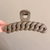 Кофейный, косичка