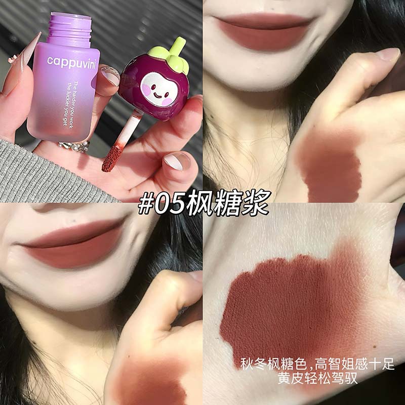CAPPUVINI Camuflado de niebla suave mate suave blanqueador de viaje falso maquillaje transfronterizo para estudiantes