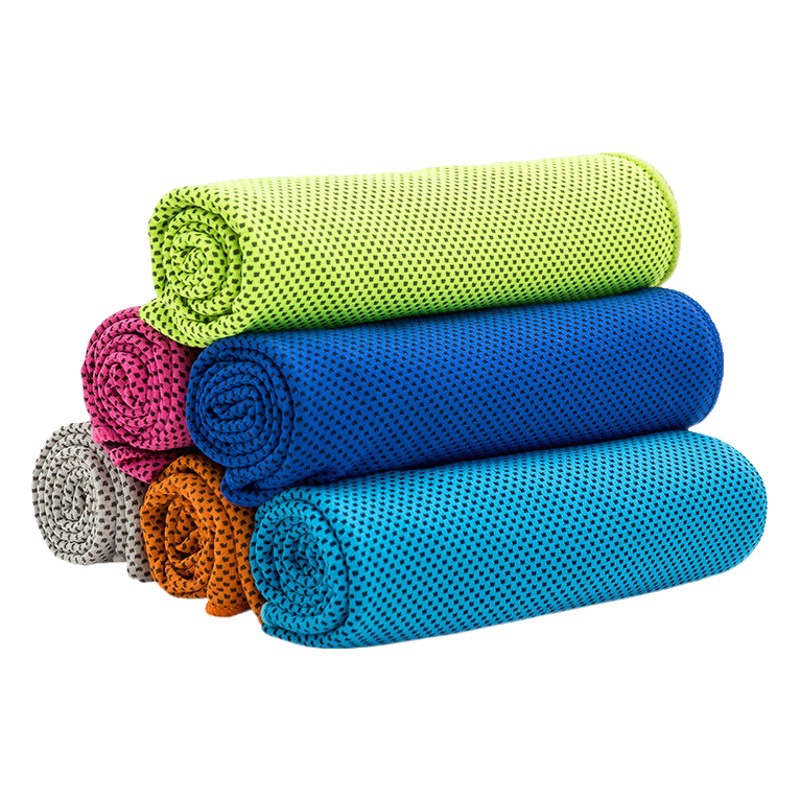 Cold-Sensing Towel, Fitness Sports Towel, Ice Towel, Ice-Sensing Quick-Drying Towel, Ice Silk Cooling Towel, Sweat-Wiping Towel, Sweat-Absorbing Towel Wholesale