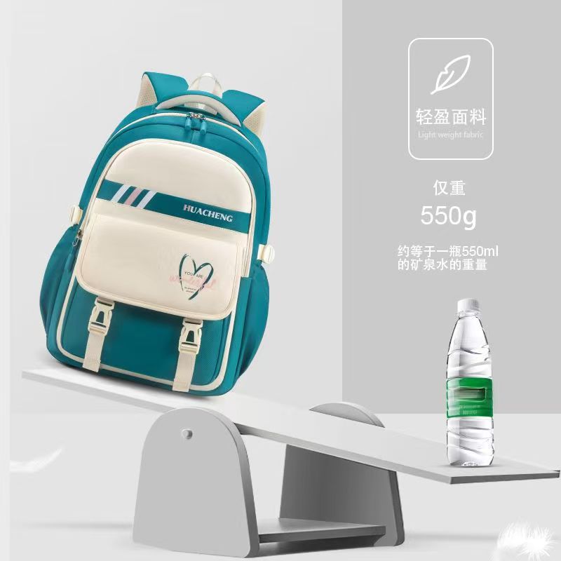 Mochila escolar para estudiantes de primaria, niñas, grados 1,23 a 6, niñas, mochila impermeable para niños, alivio de presión de diamante