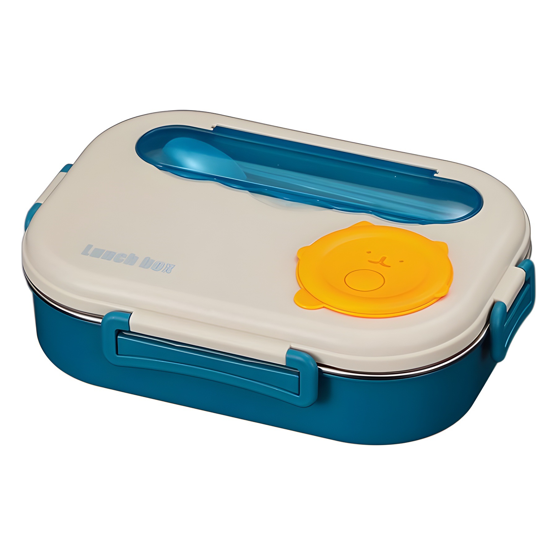 Caja de almuerzo de comedor para niños de acero inoxidable 304