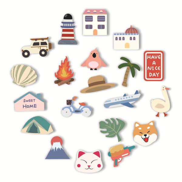 Travel cartoon Christmas electric car for traveling