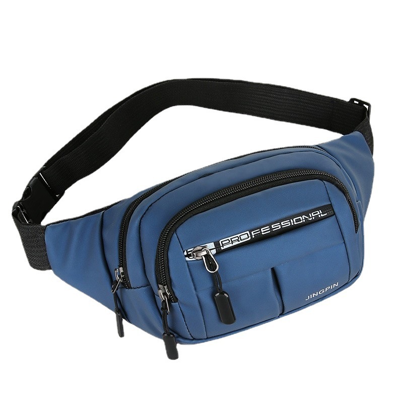 Bolso de cintura al por mayor para hombres al aire libre bolso de hombre para correr bolso de fitness logotipo impreso bolso de teléfono celular impermeable billetera image 6