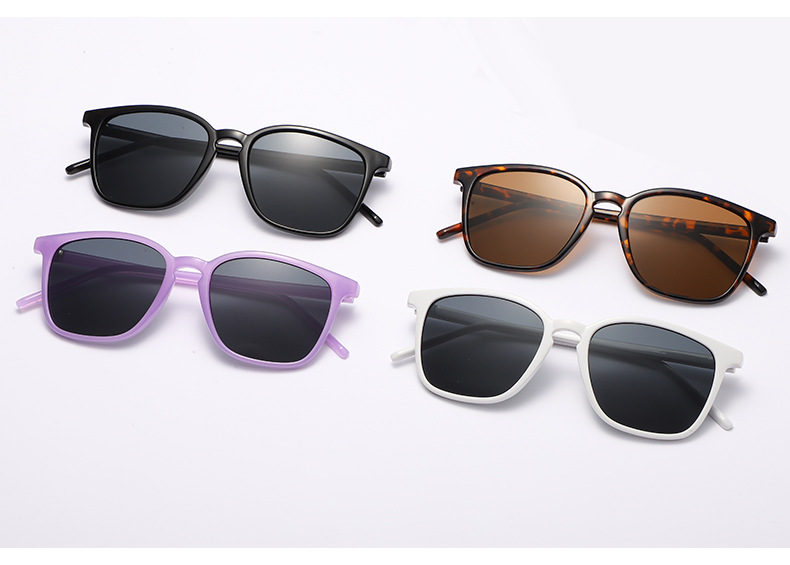 White, Purple, Leopard, Black Color Elegant Retro Vintage Style UV400 Protection Women's Sunglasses