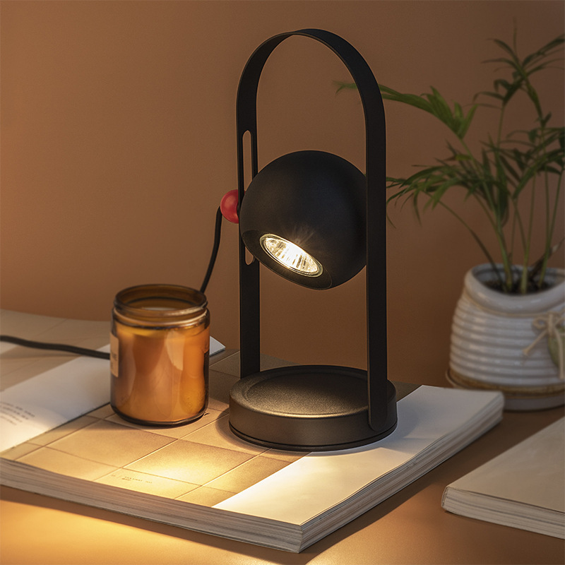Nordic Handle Aromatherapy Melting Wax Lamp Personality Adjusting Desk Decoration LED Fragrance Table Lamp Non-fire Essential Oil Melting Candle Lamp