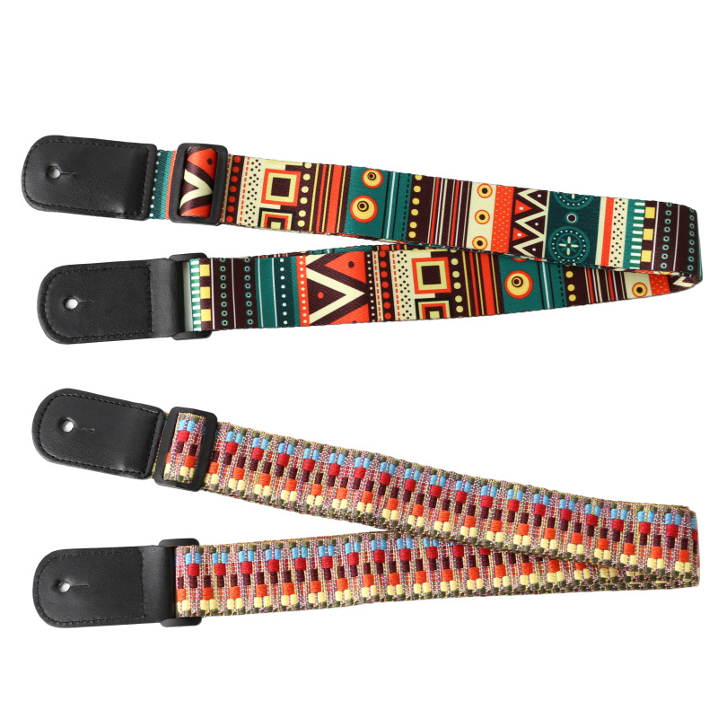 Rainbow ukulele strap tail-pin diagonal small guitar braided strap ukulele ukulele shoulder strap
