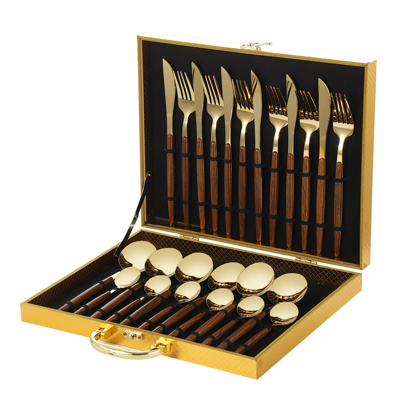 05 mango puntiagudo caja de oro 24pcs-oro