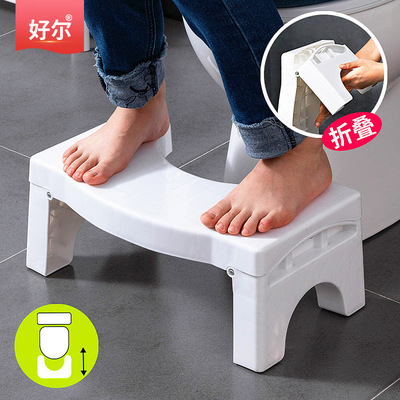 折叠马桶凳子蹲便凳儿童孕妇垫脚凳加厚塑料厕所脚踏脚踩凳坐便登|ms