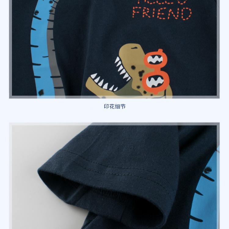 Ropa infantil de marca al por mayor, ropa de verano para niños, camisetas de manga corta para hombres, ropa de bebé Douyin, suministro en vivo, 2025