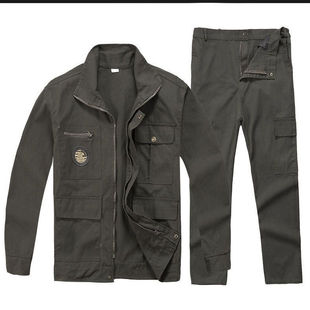 Workwear Set Top Single Piece Welding Anti-Scalding Thickened Wear-Resistant Pure Cotton Auto Repair Site Spring and Autumn Labor Protection Workwear