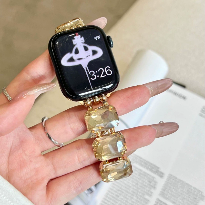 Наручное украшение в виде браслета-ремня большого камня, подходит для Apple Watch iWatch 98 поколения 765 работников