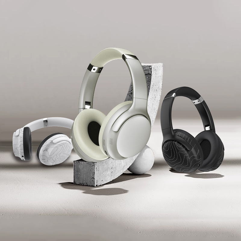 Auriculares Bluetooth montados en la cabeza en stock de fábrica, cambio de sonido múltiple, música inalámbrica, teléfono móvil con reducción de ruido, FM transfronterizo general